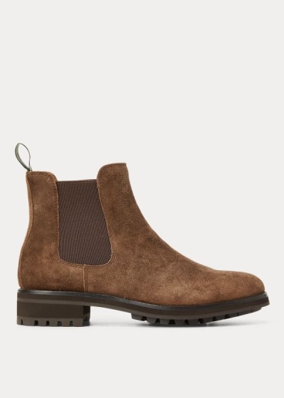 Pánské Chelsea Boots Polo Ralph Lauren Bryson Suede - 28917-OBXV